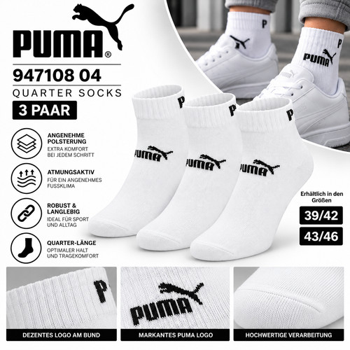 Puma 3paar socken - puma,