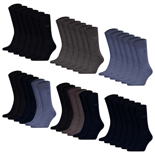 Puma herren socken 6er - 6er, pack